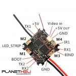 Crazybee F4 Lite 1s flight controller for tiny whoop FC/ESC/RX/VTX 4in1 FRSKY / FLYSKY